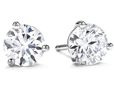 1.5ct VVS1  Moissanite Stud Earrings