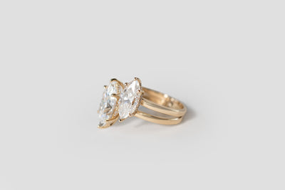 Grand Marquise Moissanite Ring