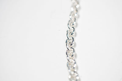 Mum Rolo Chain Necklace – Sterling Silver