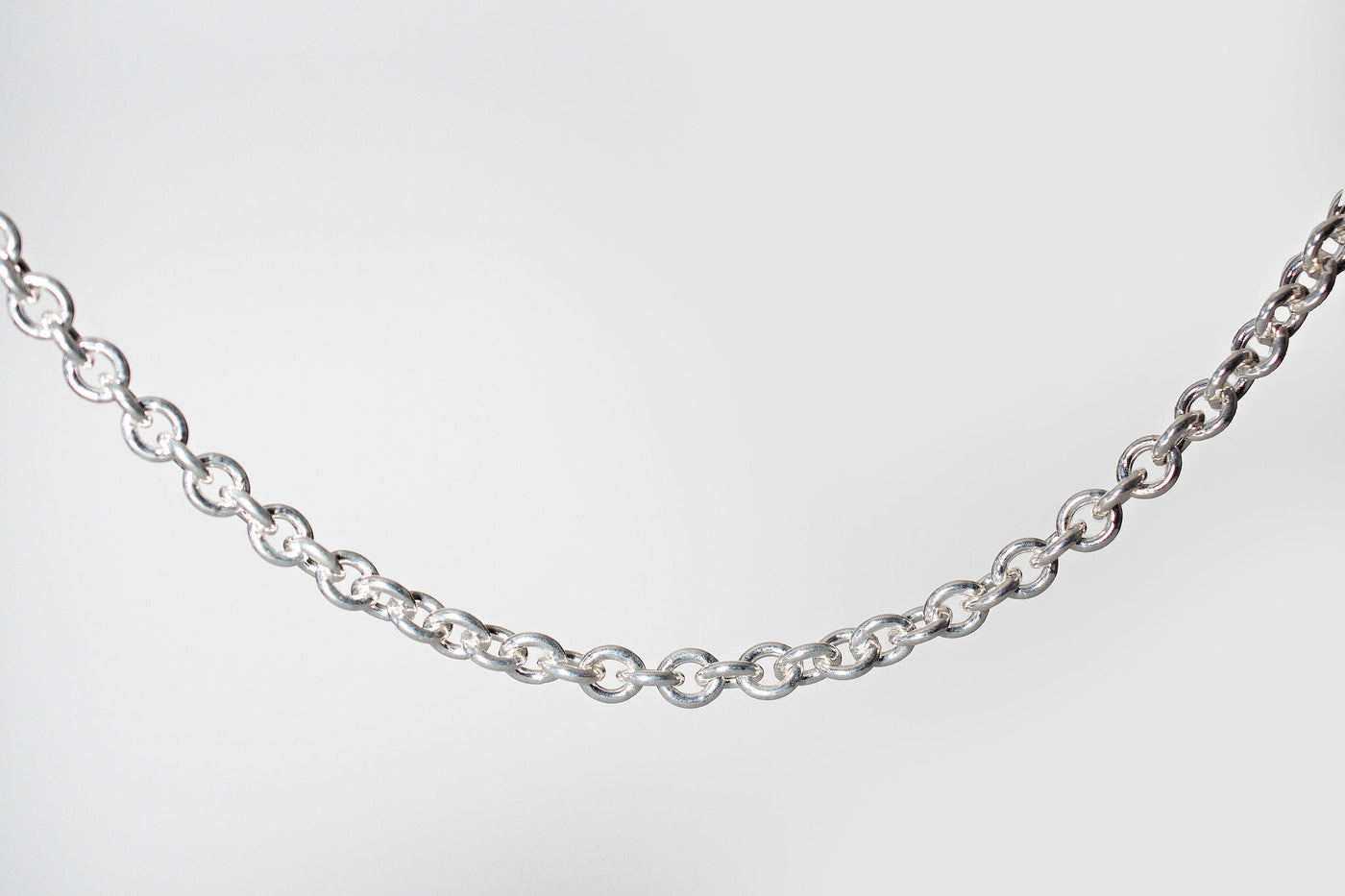 Mum Rolo Chain Necklace – Sterling Silver