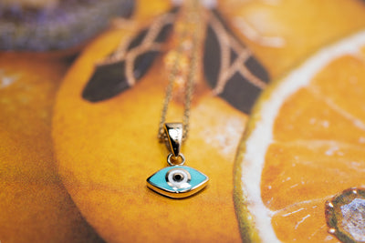 Evil Eye Necklace - 10k