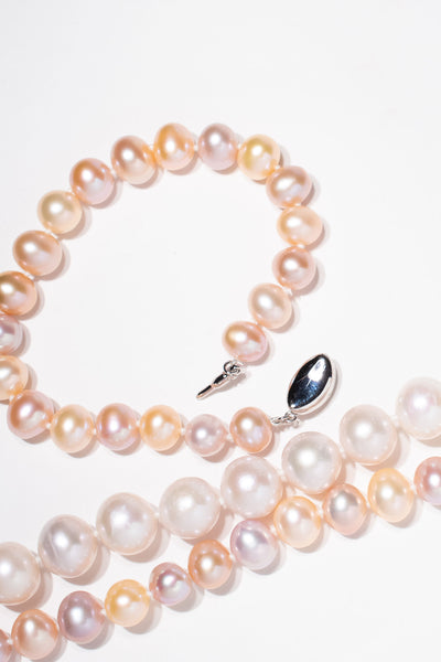 Pink & Peach: Fresh Water Necklace