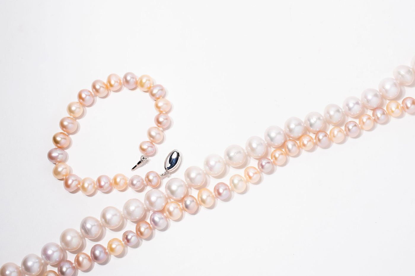 Pink & Peach: Fresh Water Necklace