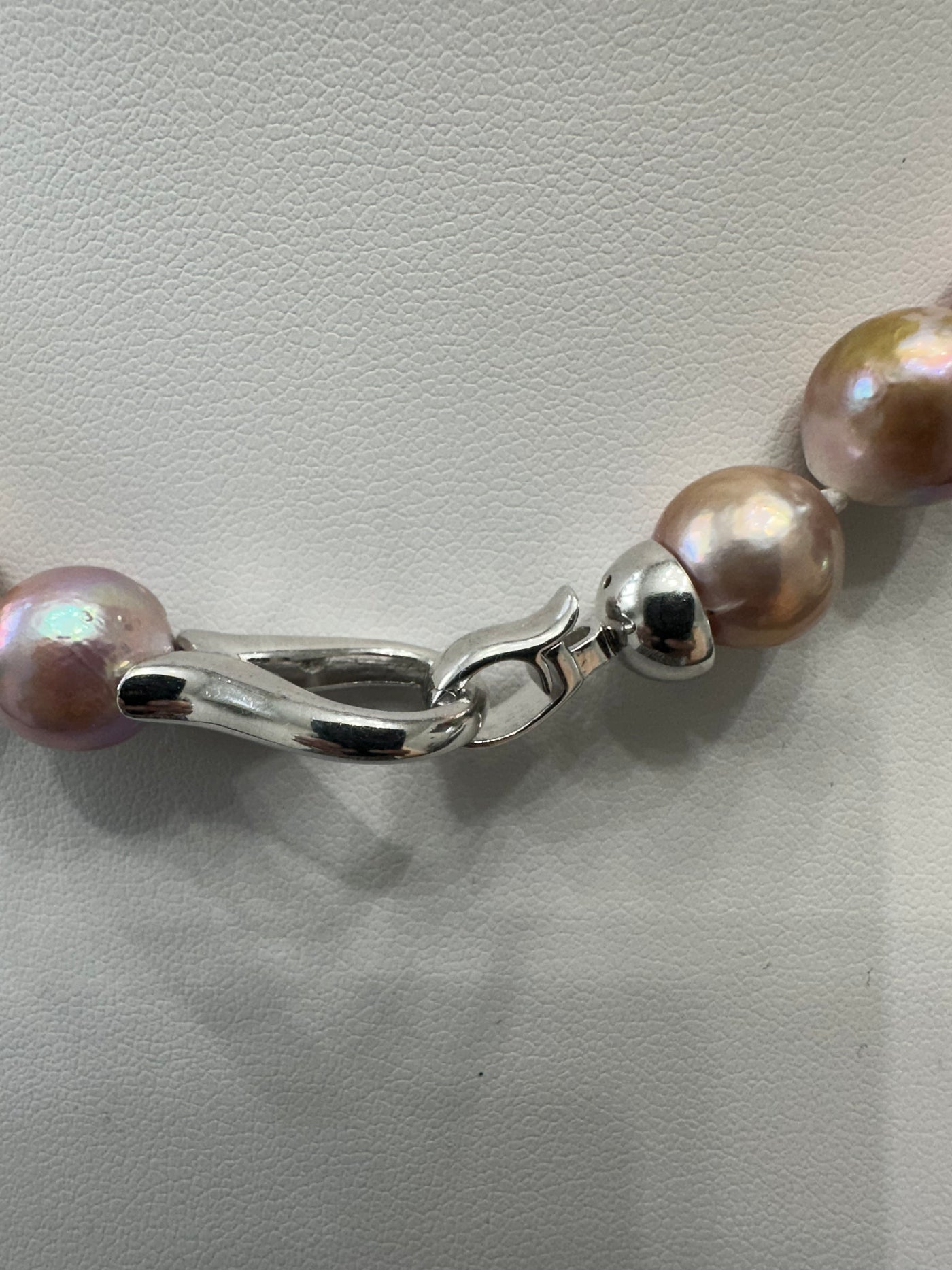 Pink Multi Coloured Pearl Necklace