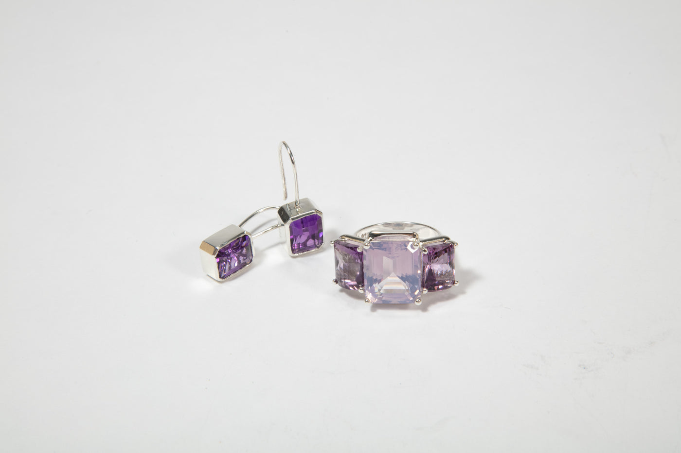 Amethyst & Kunzite Cocktail Ring