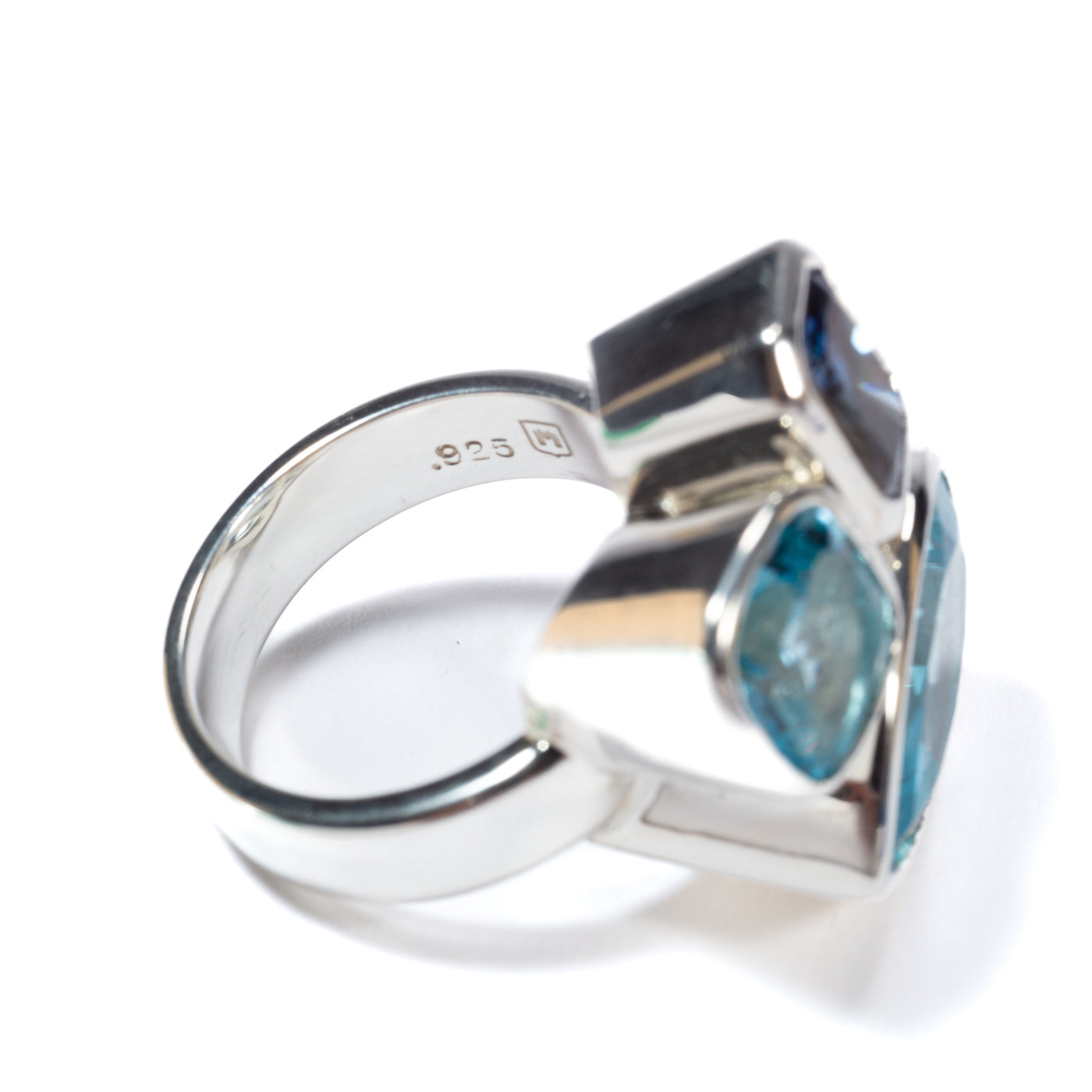 Sea Ring: Blue Topaz