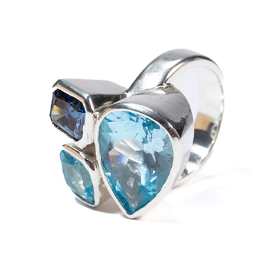 Sea Ring: Blue Topaz