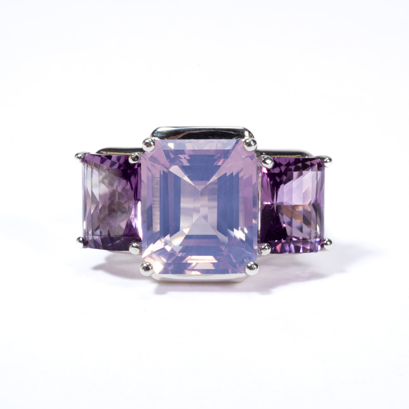 Amethyst & Kunzite Cocktail Ring