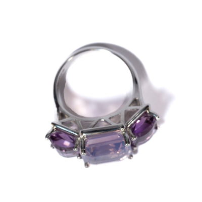 Amethyst & Kunzite Cocktail Ring