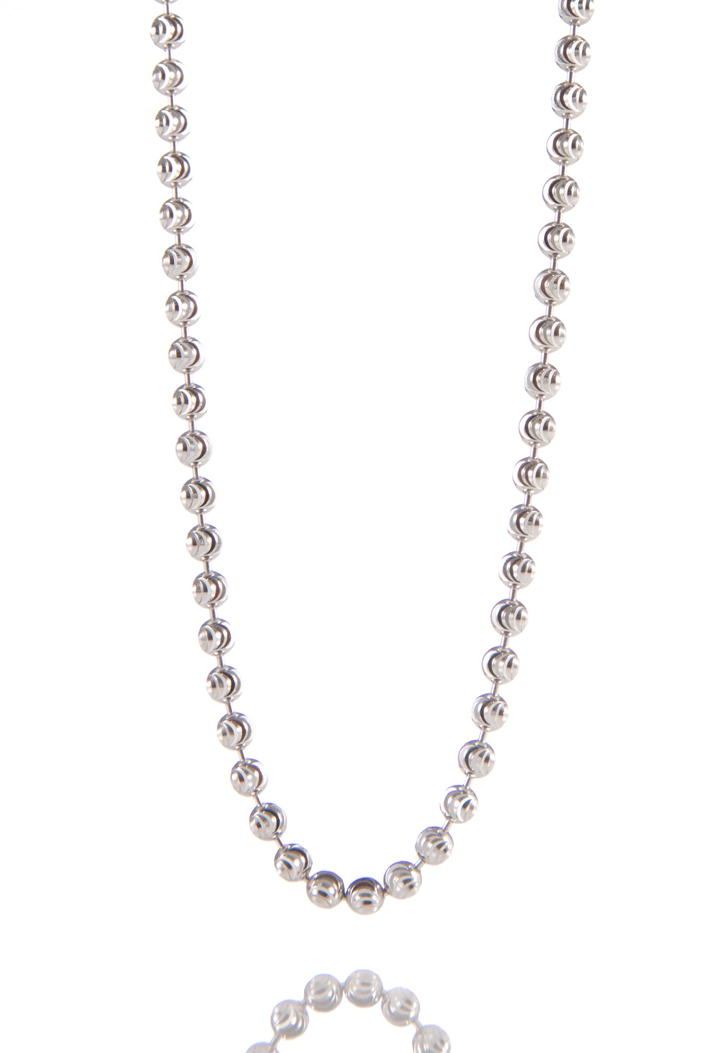 Diamond Cut Sterling Silver Necklace