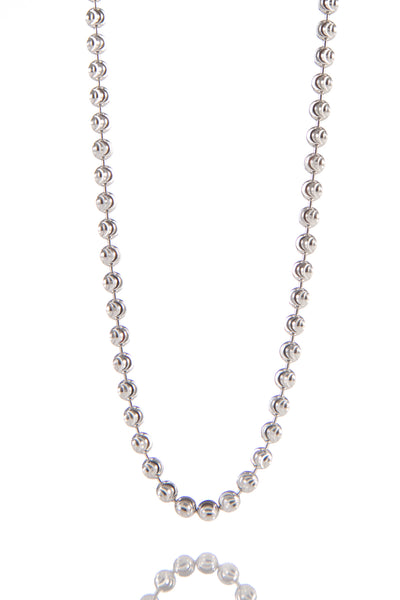 Diamond Cut Sterling Silver Necklace