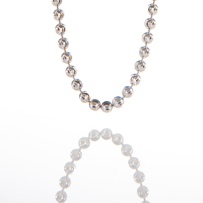 Diamond Cut Sterling Silver Necklace