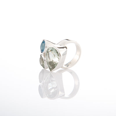 Indian Ocean Statement Ring - 925