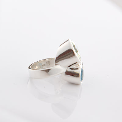 Indian Ocean Statement Ring - 925