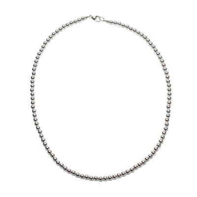 4mm Sterling Silver Ball Necklace