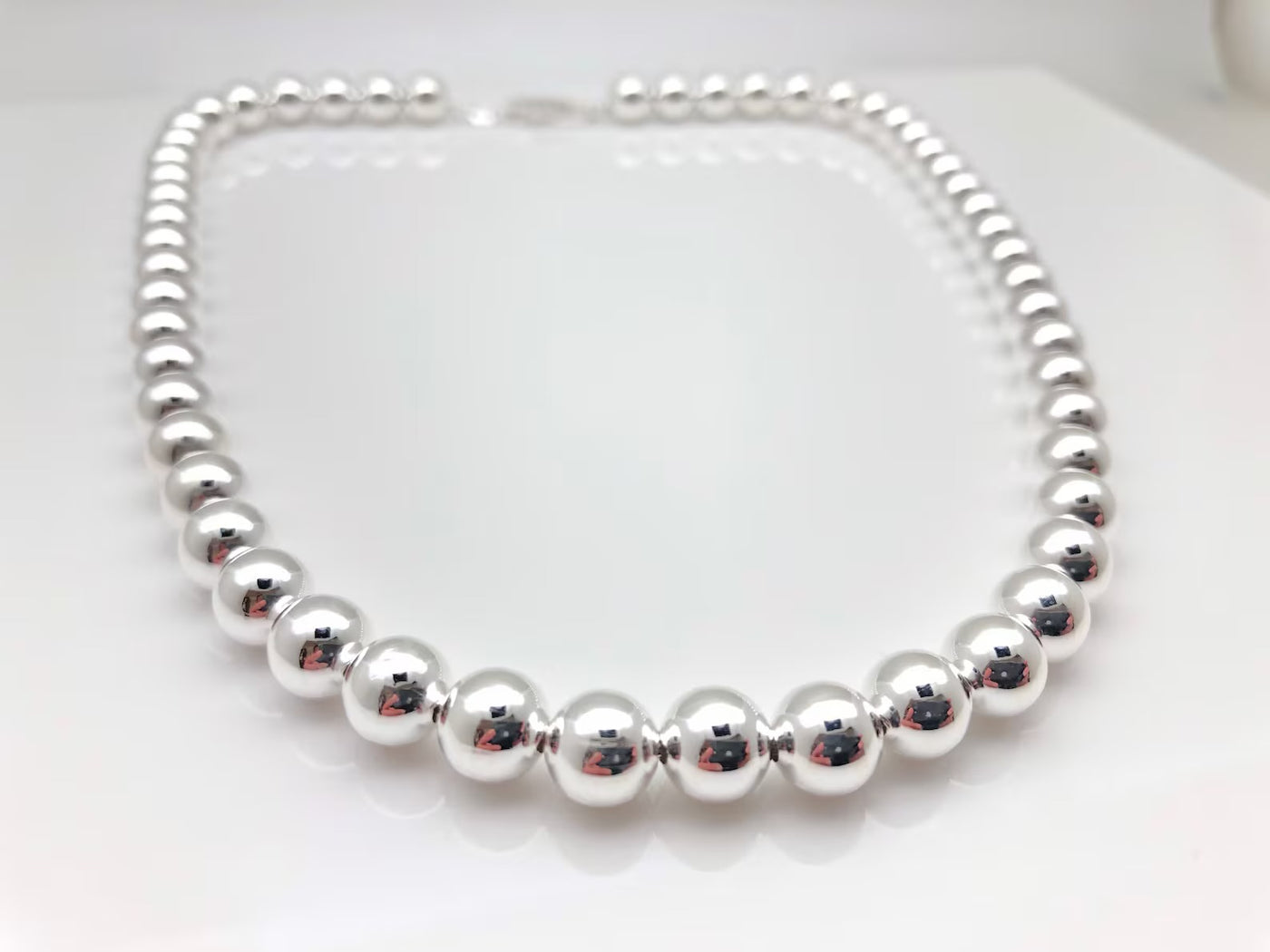 4mm Sterling Silver Ball Necklace