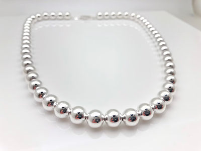 4mm Sterling Silver Ball Necklace