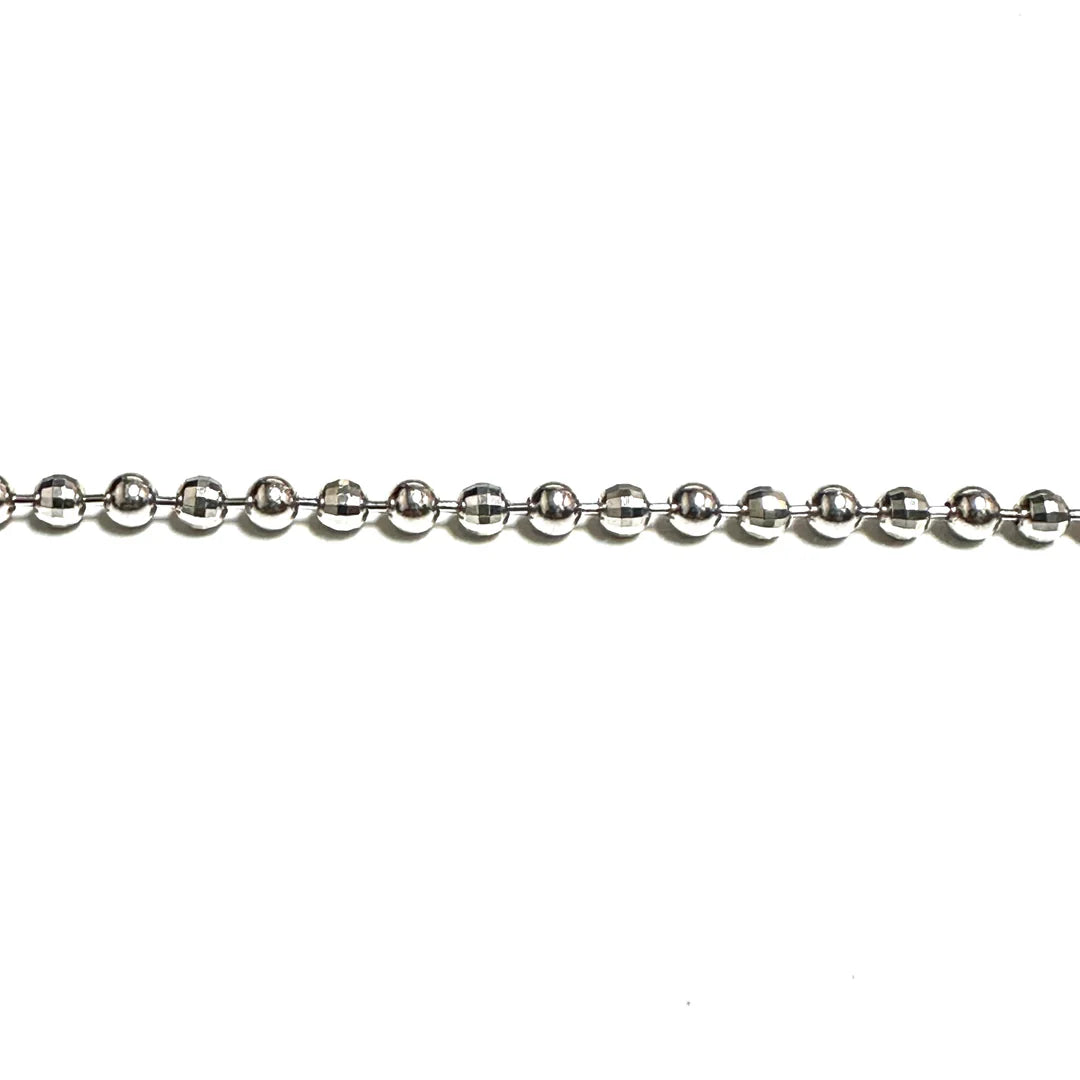 4mm Sterling Silver Ball Necklace