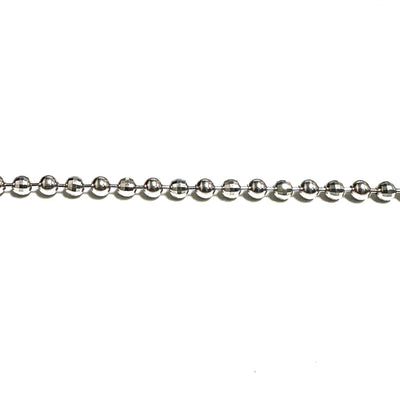 4mm Sterling Silver Ball Necklace