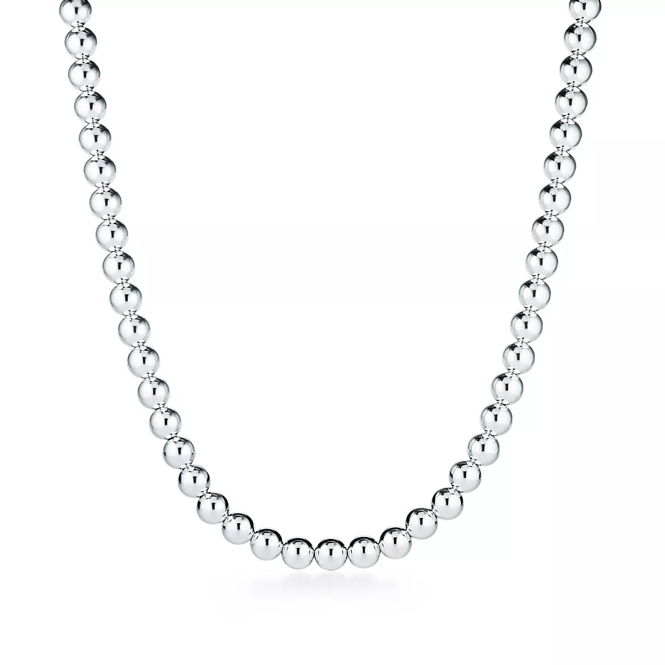 4mm Sterling Silver Ball Necklace