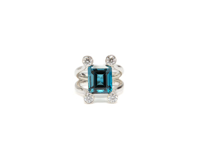 London Blue Topaz Cocktail Ring