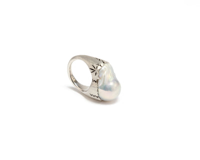 Baroque ‘Ball’ Pearl Ring