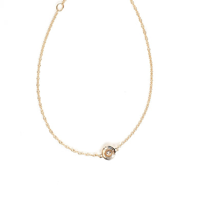 The Joan Necklace - Lab Diamond 14k Rose Gold