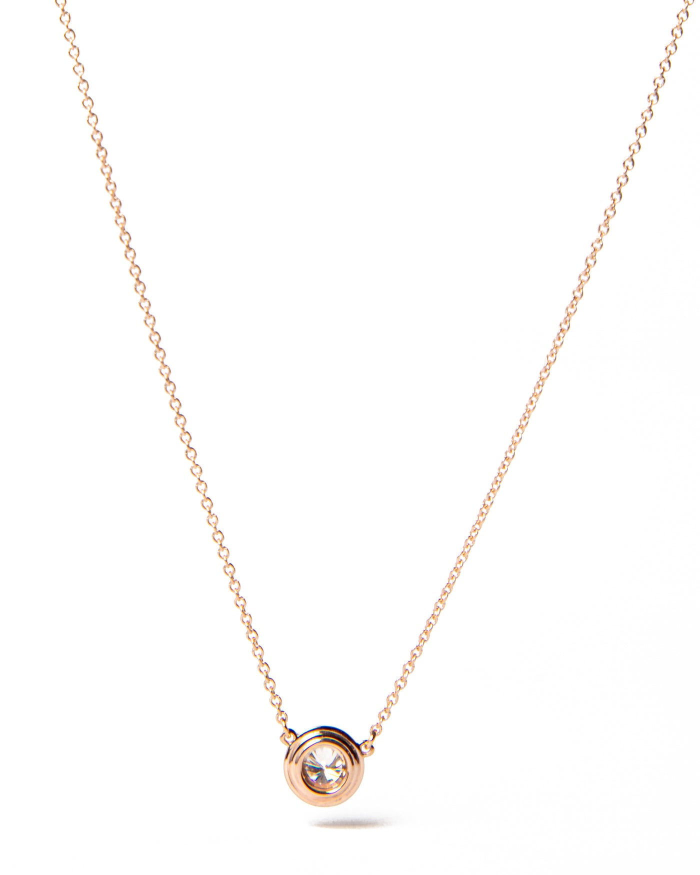 The Joan Necklace - Lab Diamond 14k Rose Gold