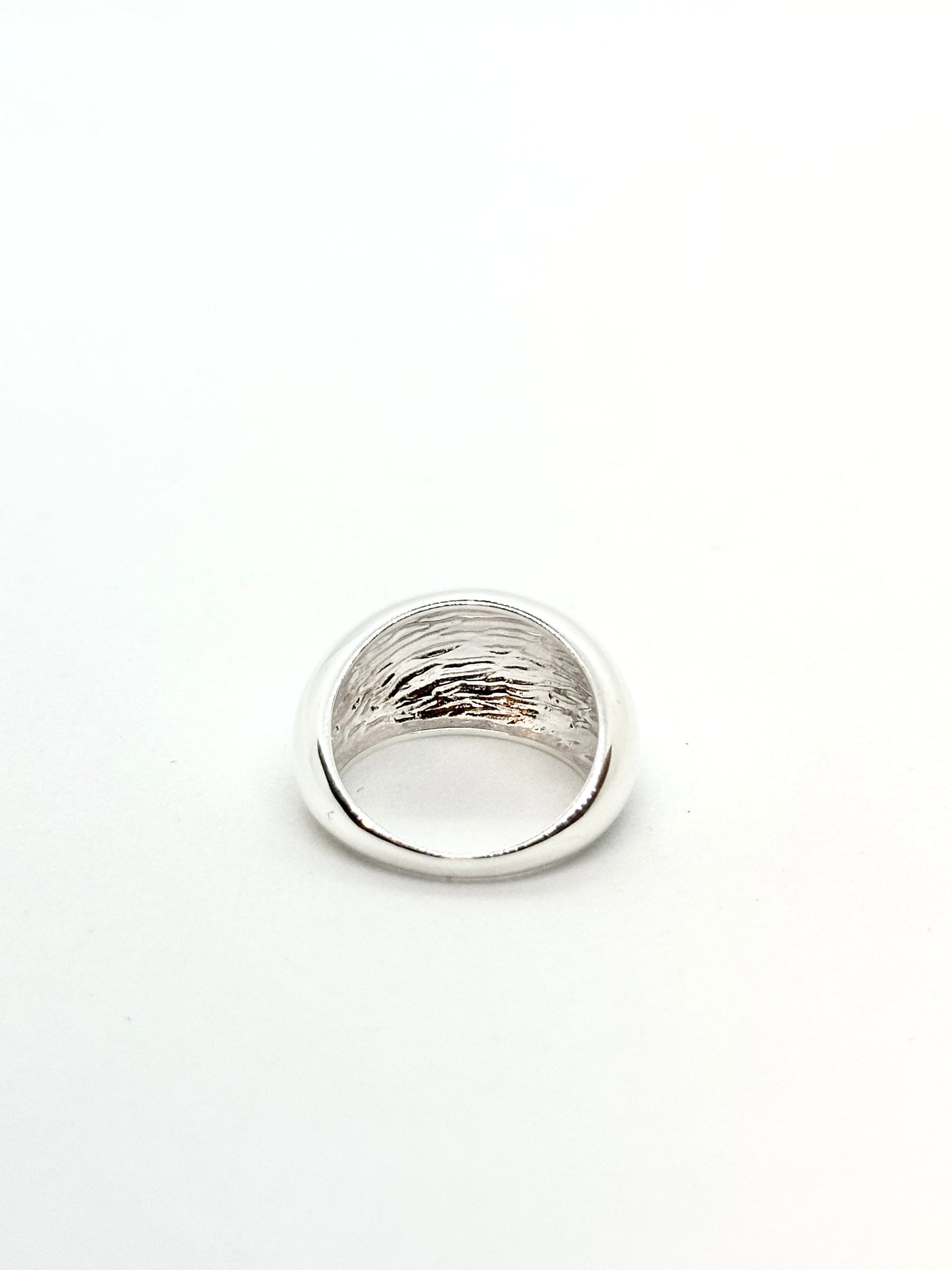 Sterling Silver Dome Ring - 925