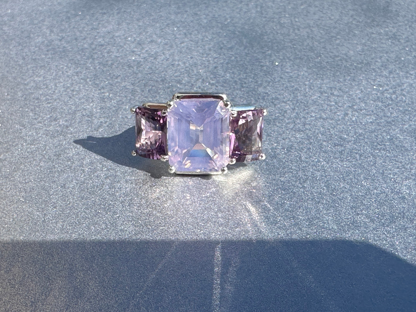 Amethyst & Kunzite Cocktail Ring