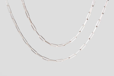 Paperclip Necklace - 18 inches