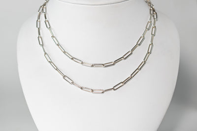 Paperclip Necklace - 18 inches