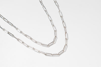 Paperclip Necklace - 18 inches