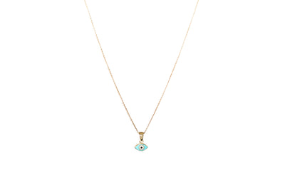 Evil Eye Necklace - 10k