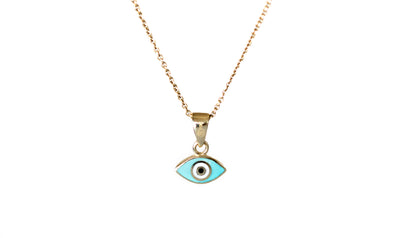 Evil Eye Necklace - 10k