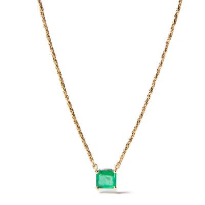 Colombian Emerald Necklace - 10k